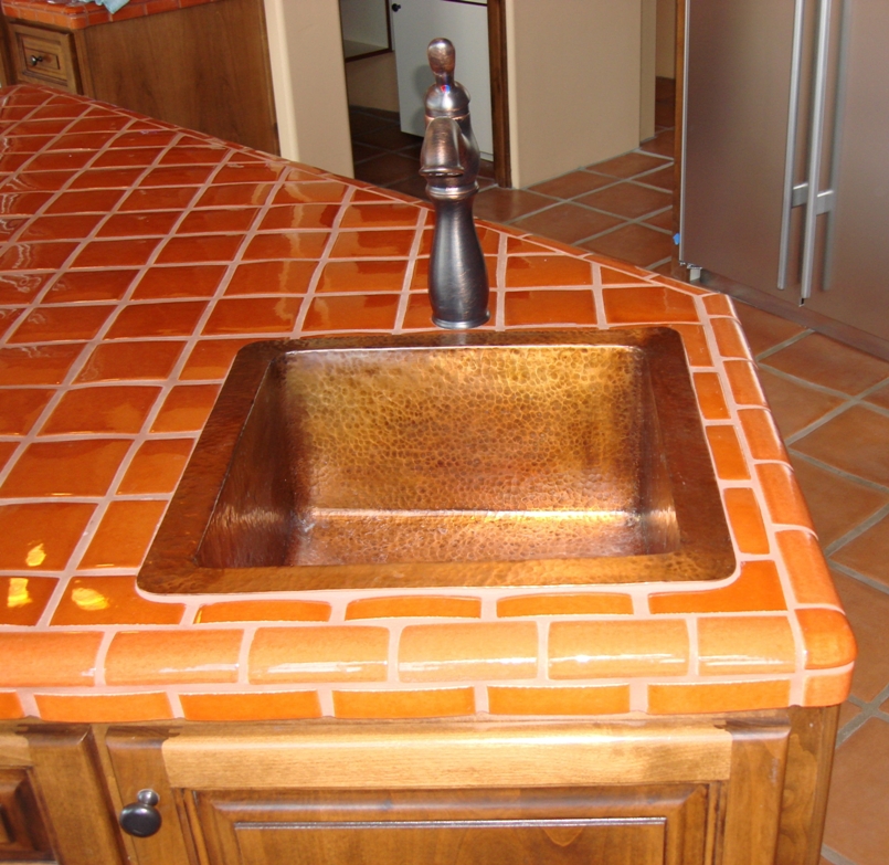 Client Gallery - Copper Prep Sink