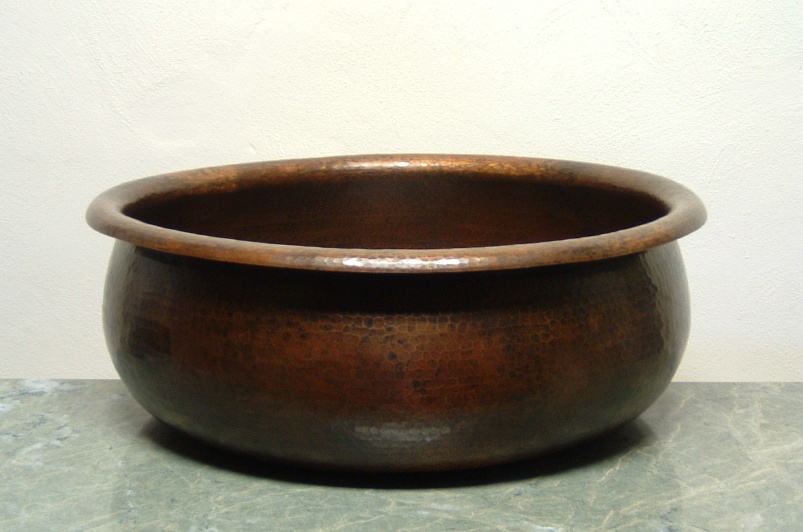 Lourdes - Large Copper Bowl